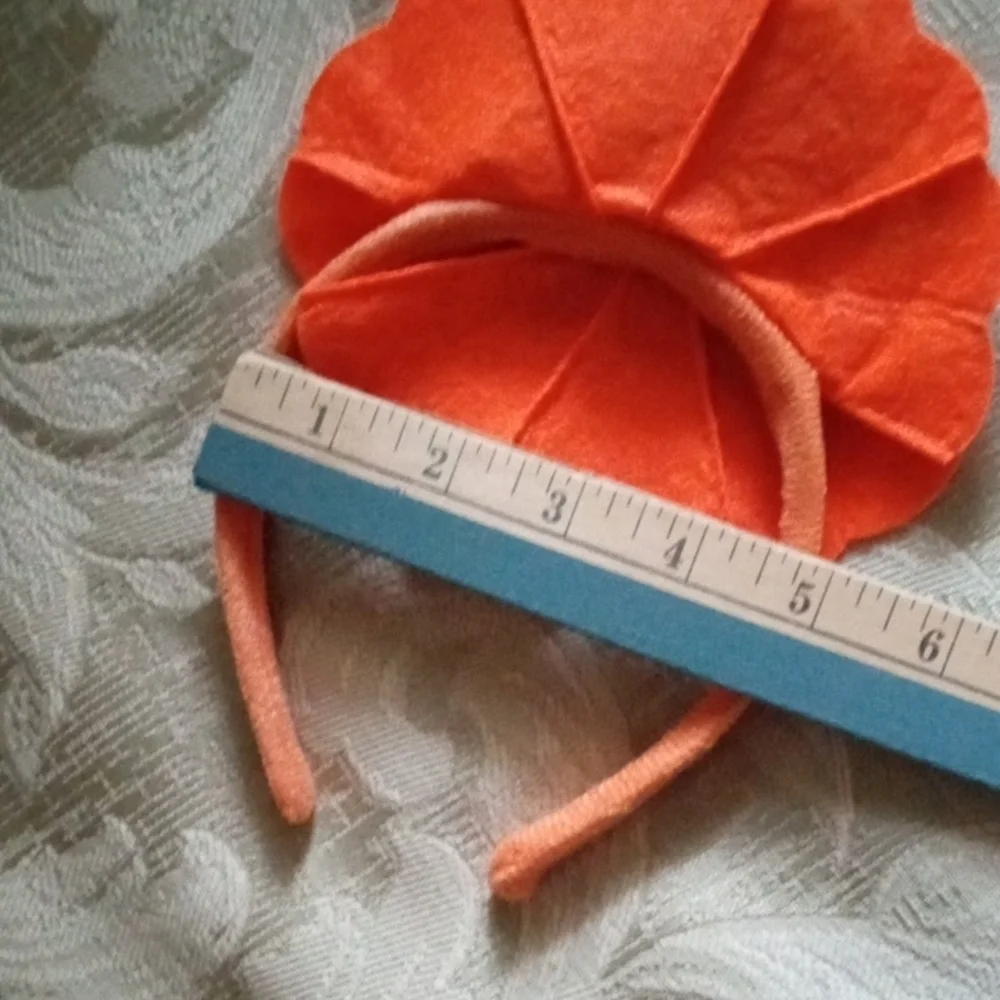 Kids Pumpkin Costume Hat with Green Stem